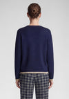 Rabe Knitted with Dog Print Jumper, Navy Multi