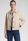 Rabe Button up Wool Blend Jacket, Beige