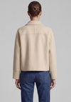 Rabe Button up Wool Blend Jacket, Beige
