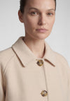 Rabe Button up Wool Blend Jacket, Beige