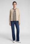Rabe Full Zip Front Light Jacket, Beige