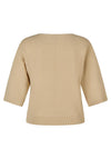 Rabe Textured Knitted Top, Beige