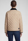 Rabe Contrast Cord Quilted Jacket, Beige