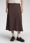 Rabe Polka Dot Maxi Skirt, Brown