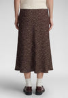 Rabe Polka Dot Maxi Skirt, Brown