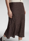 Rabe Polka Dot Maxi Skirt, Brown