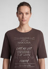 Rabe Graphic Print Cotton T-Shirt, Brown