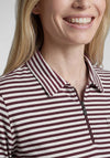 Rabe Striped with Rhinestone Detail Top, Pink Multi