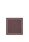 Rabe Cotton Polka Dot Neck Scarf, Brown