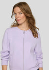 Rabe Zip Up Light Cardigan, Lilac