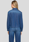 Rabe Button Up Denim Jacket, Blue