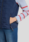 Rabe Quilted Gilet, Navy