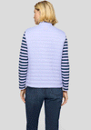 Rabe High Neck Zip Up Gilet, Purple