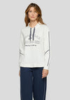 Rabe Slogan Hoodie, White