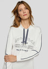 Rabe Slogan Hoodie, White