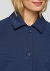 Rabe Short Jacket with Collar, Navy