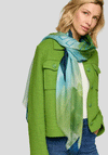 Rabe Mixed Print Scarf, Green