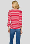 Rabe Striped Top, Red & White
