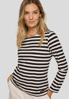 Rabe Striped Long Sleeve Top, Beige