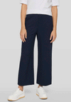 Rabe Elasticated Waist Wide Leg Trousers, Navy