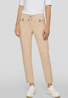 Rabe Drawstring Slim Leg Trousers, Light Beige