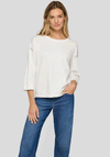 Rabe Rhinestone Detailed Jumper, White