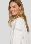 Rabe Rhinestone Detailed Jumper, White