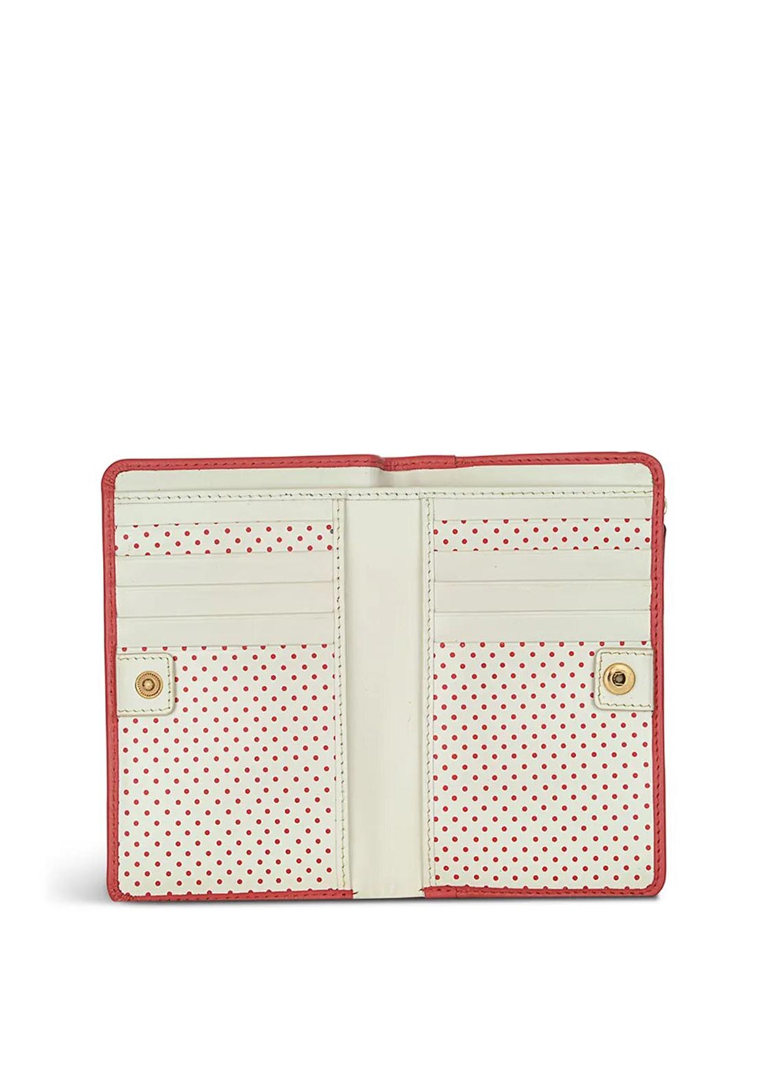 Radley Heritage Dog Outline Medium Bifold Wallet, Bright Red