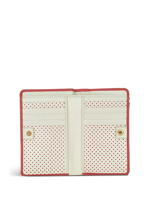 Radley Heritage Dog Outline Medium Bifold Wallet, Bright Red
