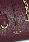 Radley Hillgate Place Leather Crossbody Bag, Dark Cherry