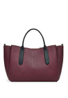 Radley Hillgate Place Leather Satchel Bag, Dark Cherry