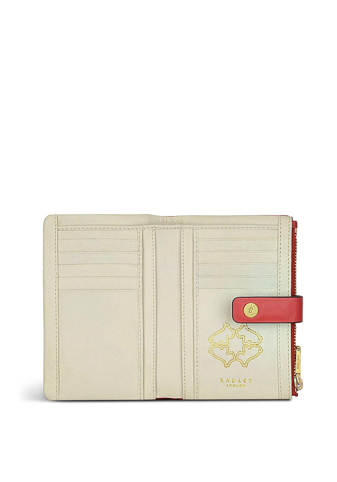 Radley Larkswood 2.0 Medium Bifold Wallet, Bright Red