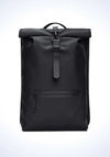 Rains Rolltop Rucksack, Black