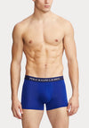 Ralph Lauren 3 Pack Stretch Cotton Trunks, Navy Multi