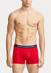 Ralph Lauren 3 Pack Stretch Cotton Trunks, Navy Multi