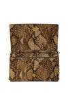 Ralph Lauren Adair II Reptile Print Crossbody Bag, Brown Multi