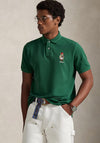 Ralph Lauren Slim Fit Polo Bear Polo Shirt, Forest Green