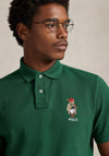 Ralph Lauren Slim Fit Polo Bear Polo Shirt, Forest Green