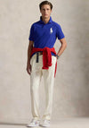 Ralph Lauren Big Pony Mesh Polo Shirt, Cruise Blue