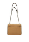 Ralph Lauren Bradley Pebbled Small Shoulder Bag, Camel