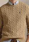 Ralph Lauren Cable Knit Jumper, Camel