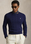 Ralph Lauren Cable Knit Jumper, Navy