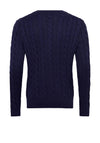 Ralph Lauren Cable Knit Jumper, Navy