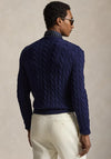 Ralph Lauren Cable Knit Jumper, Navy