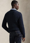 Ralph Lauren Cable Knit Jumper, Hunter Navy