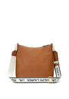 Ralph Lauren Cameryn Pebbled Leather Crossbody Bag, Tan