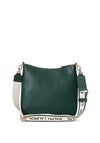 Ralph Lauren Cameryn Pebbled Leather Crossbody, Season Green