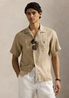 Ralph Lauren Camp Linen Shirt, Coastal Beige