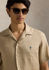 Ralph Lauren Camp Linen Shirt, Coastal Beige