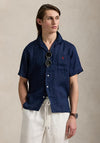 Ralph Lauren Camp Linen Shirt, Newport Navy